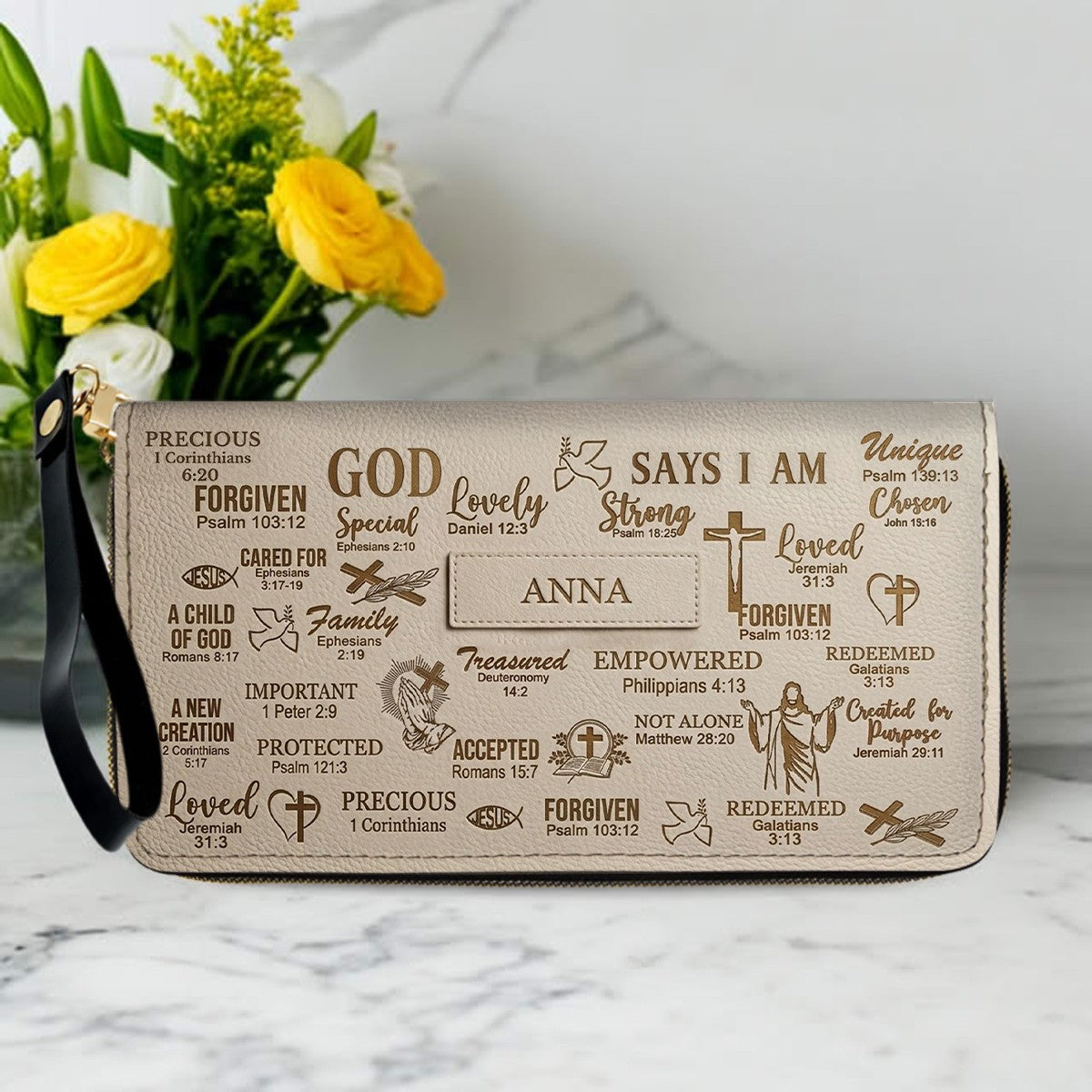 Personalized God Says I Am Christian Tote Bag