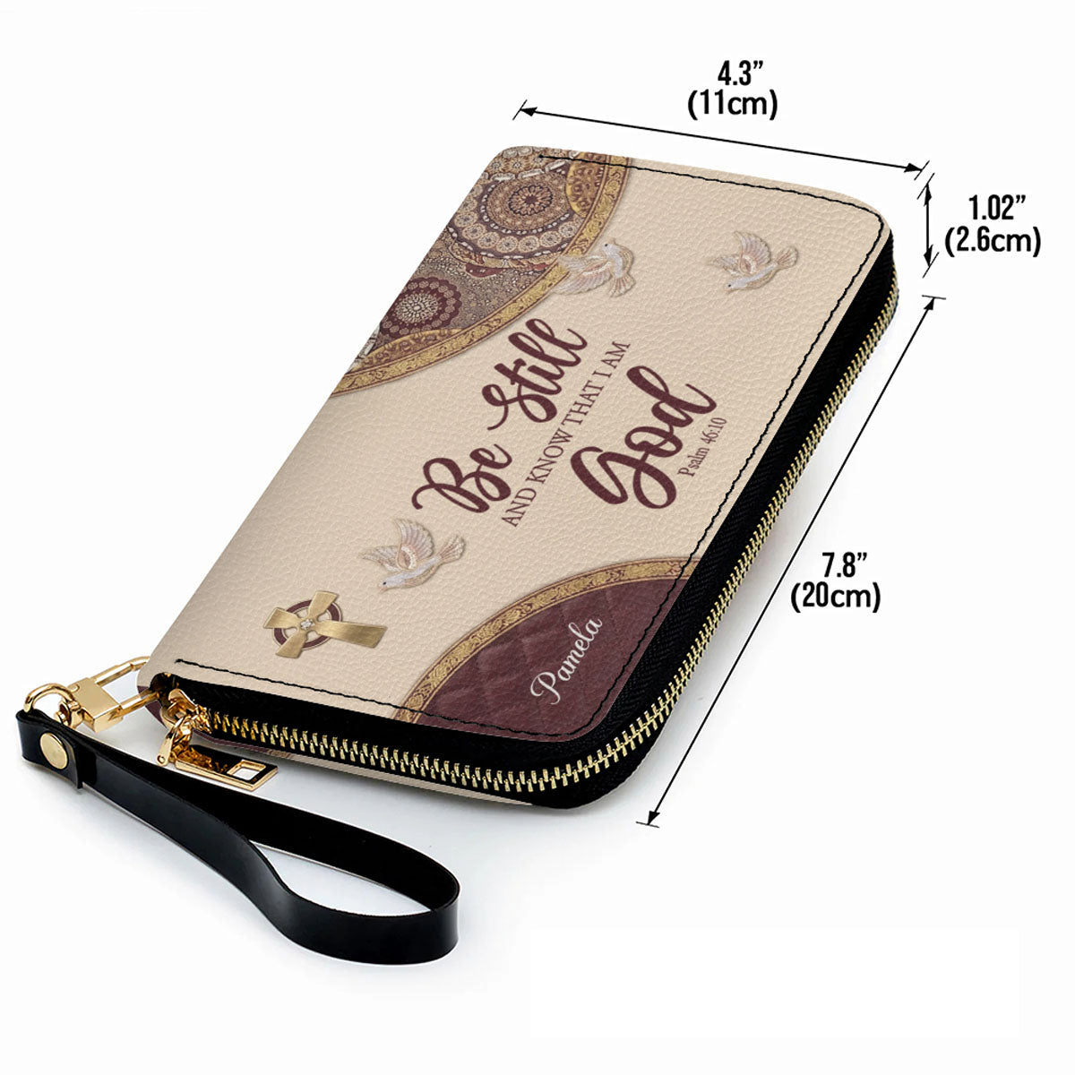 Personalized Bible Verse Handbag & Wallet Set