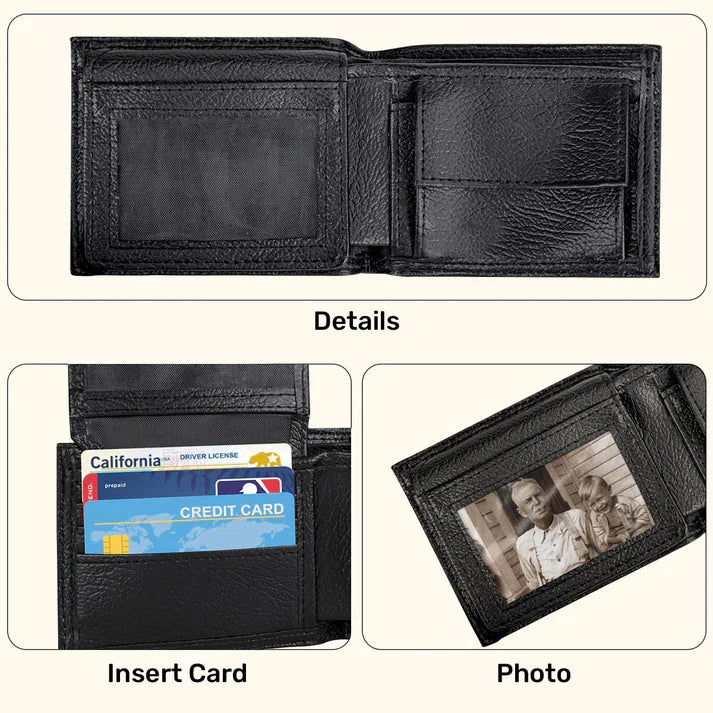 Personalized Armor of God Men's Leather Wallet