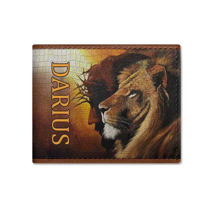 Personalized Armor of God Men's Leather Wallet