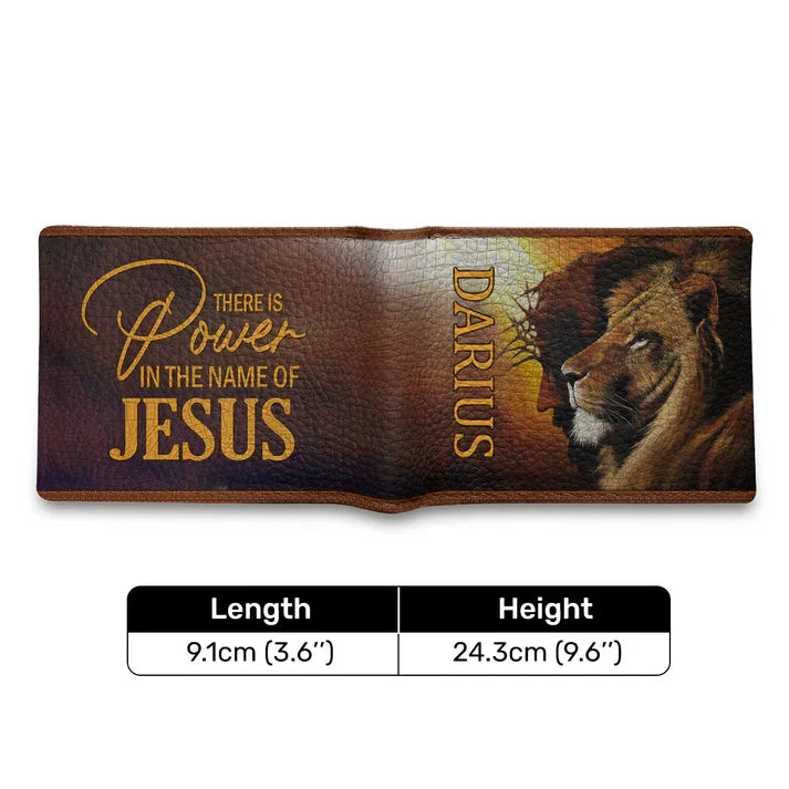 Personalized Armor of God Men's Leather Wallet