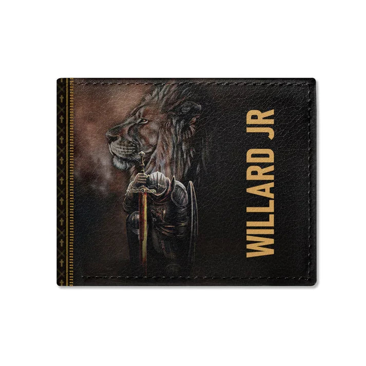 Personalized Son of God Men's Leather Wallet