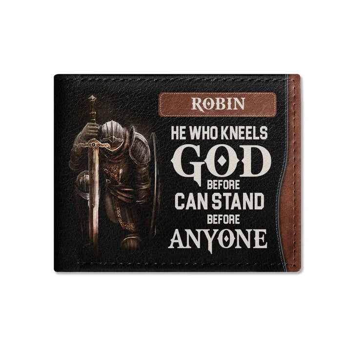 Personalized Son of the King Men's Leather Wallet