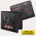 Personalized Armor of God Men's Leather Wallet