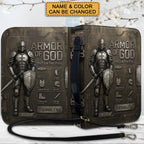Personalized Armor of God Bible Cover for Men