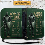 Personalized Armor of God Bible Cover for Men