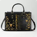 Personalized Biblical Acrostic Leather Tote Bag