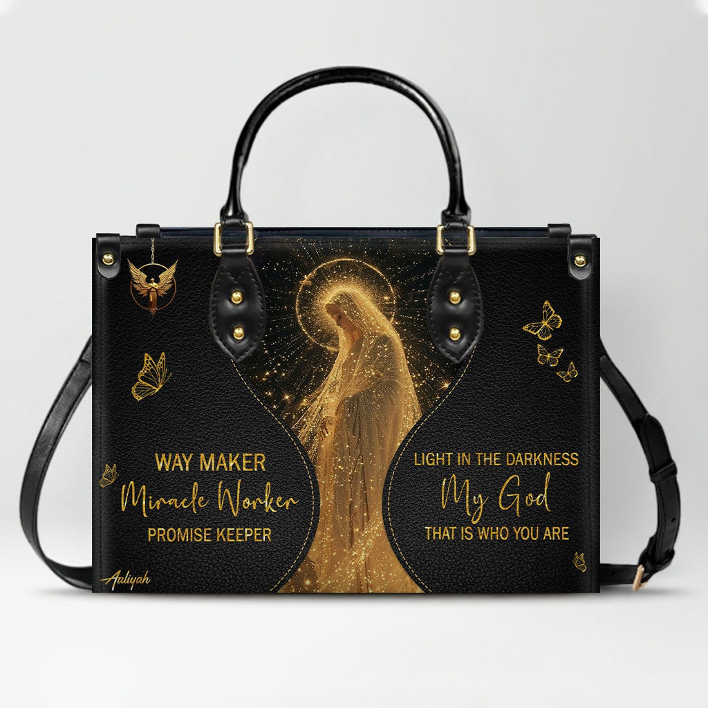 Personalized Christian Leather Handbag & Wallet Set