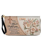 Personalized Beige Cross Handbag & Wallet Set
