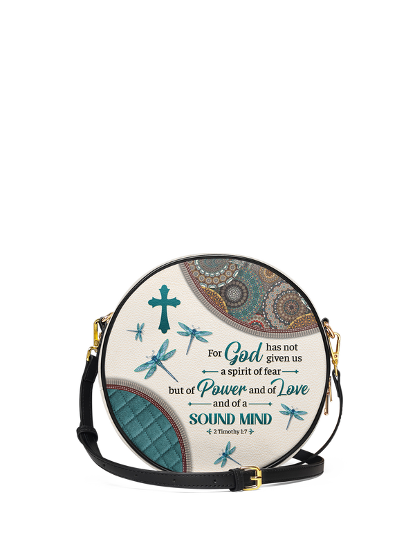 2 Timothy 1:7 Poise Circle Crossbody Bag