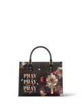 Pray Faith Christian Leather Handbag