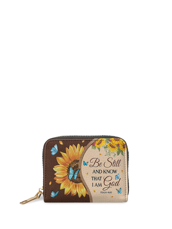 Psalm 46:10 Presence Mini Wallet