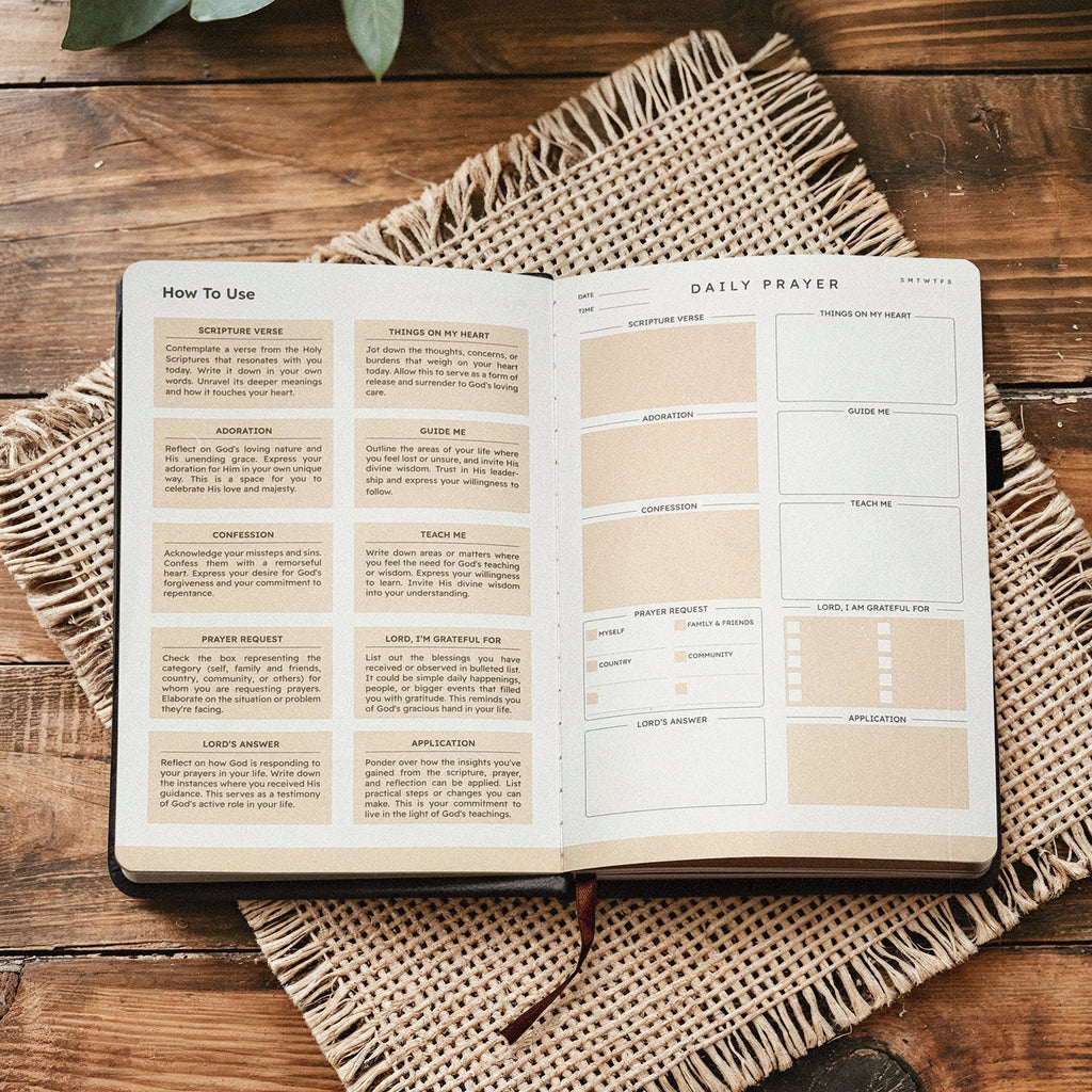 Pathway Proverbs 3:6 Leather Prayer Journal