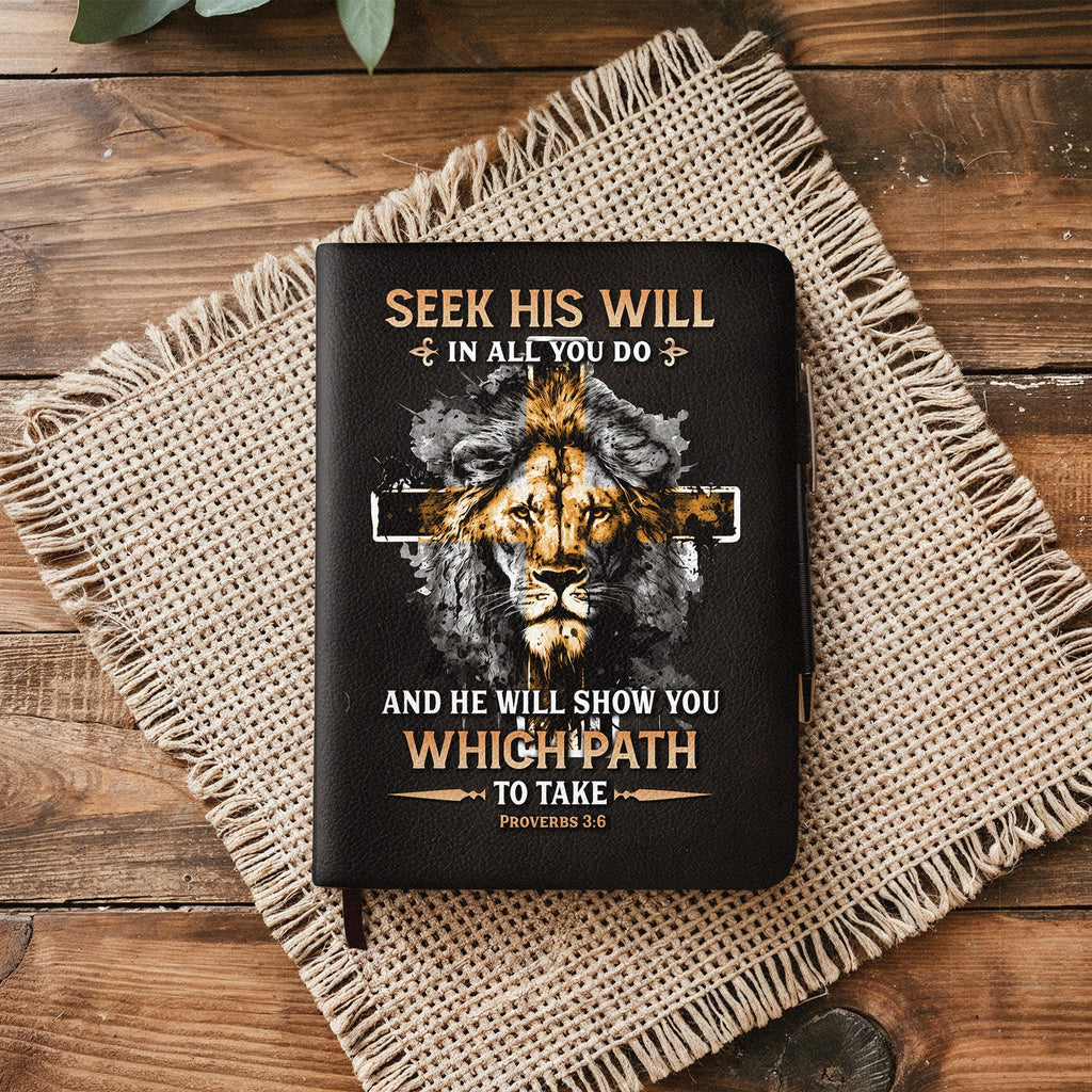 Pathway Proverbs 3:6 Leather Prayer Journal