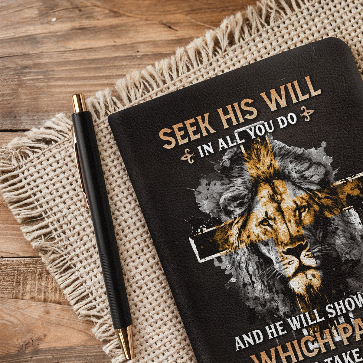 Pathway Proverbs 3:6 Leather Prayer Journal