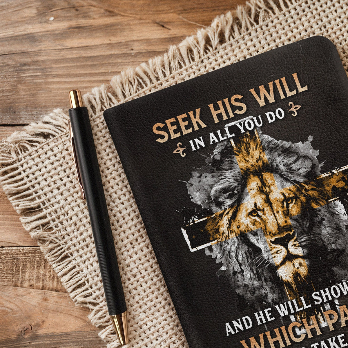 Pathway Proverbs 3:6 Leather Prayer Journal