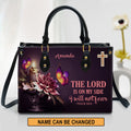 Psalm 118:6 Custom Christian Leather Tote Bag