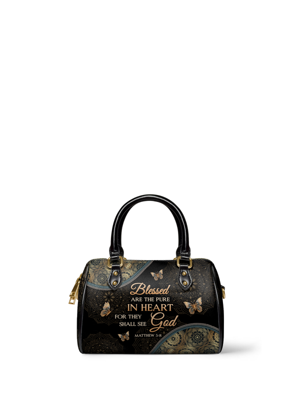 Matthew 5:8 Pure Faith Mini Satchel