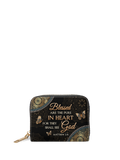 Pure Matthew 5:8 Bible Verse Mini Wallet