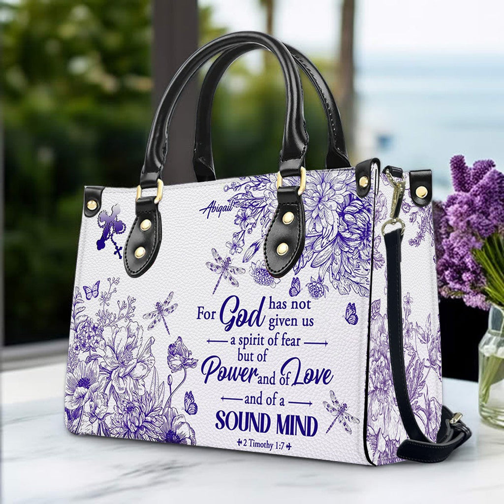 Personalized Christian Leather Handbag
