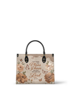 "Purpose" Jeremiah 29:11 Deluxe Vegan Leather Handbag