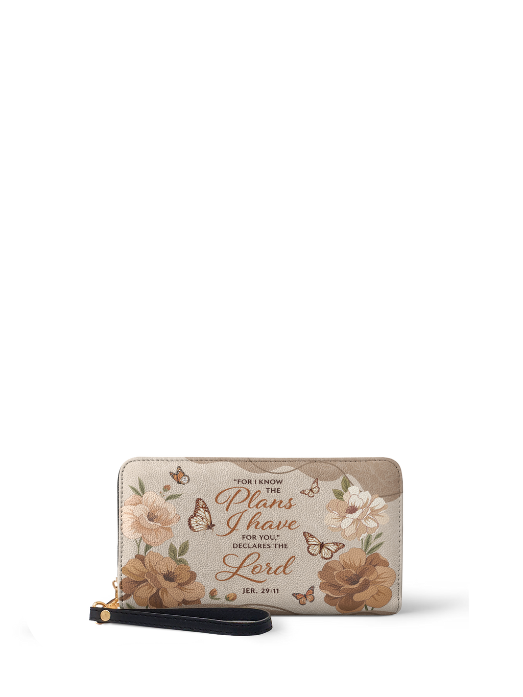 Jeremiah 29:11 Zip-Around Wristlet Wallet
