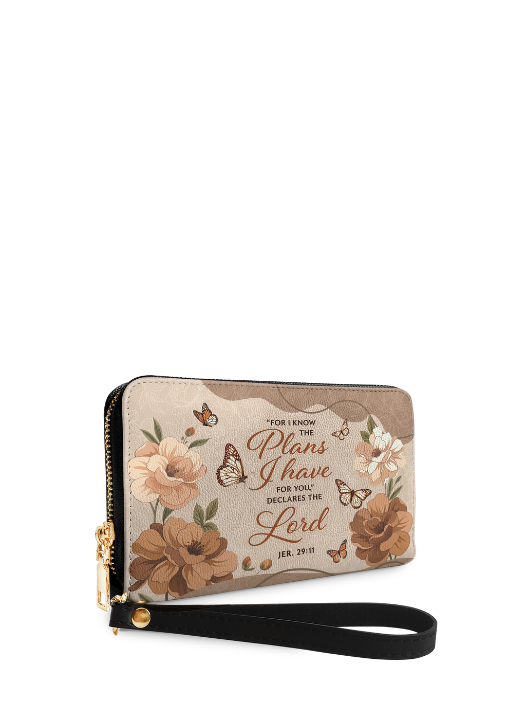 Jeremiah 29:11 Zip-Around Wristlet Wallet