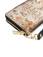 "Purpose" Jeremiah 29:11 Deluxe Vegan Leather Wallet