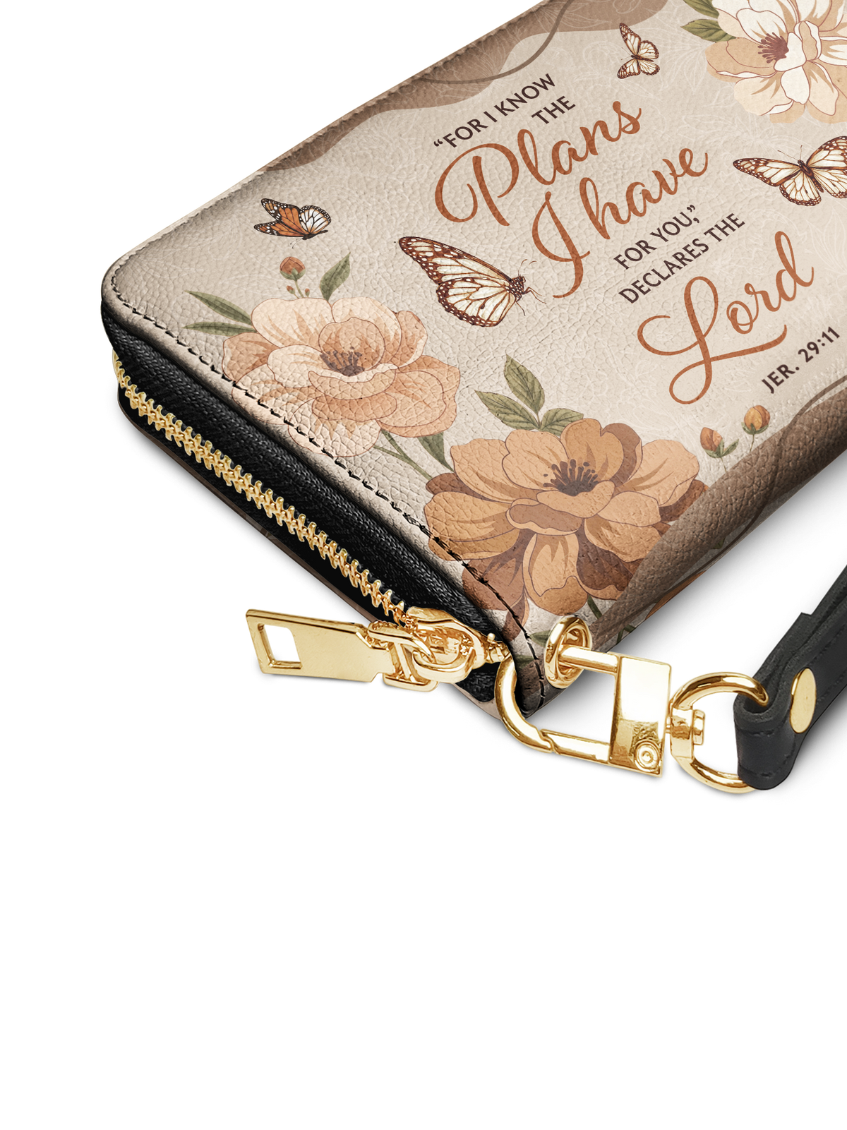 Jeremiah 29:11 Zip-Around Wristlet Wallet