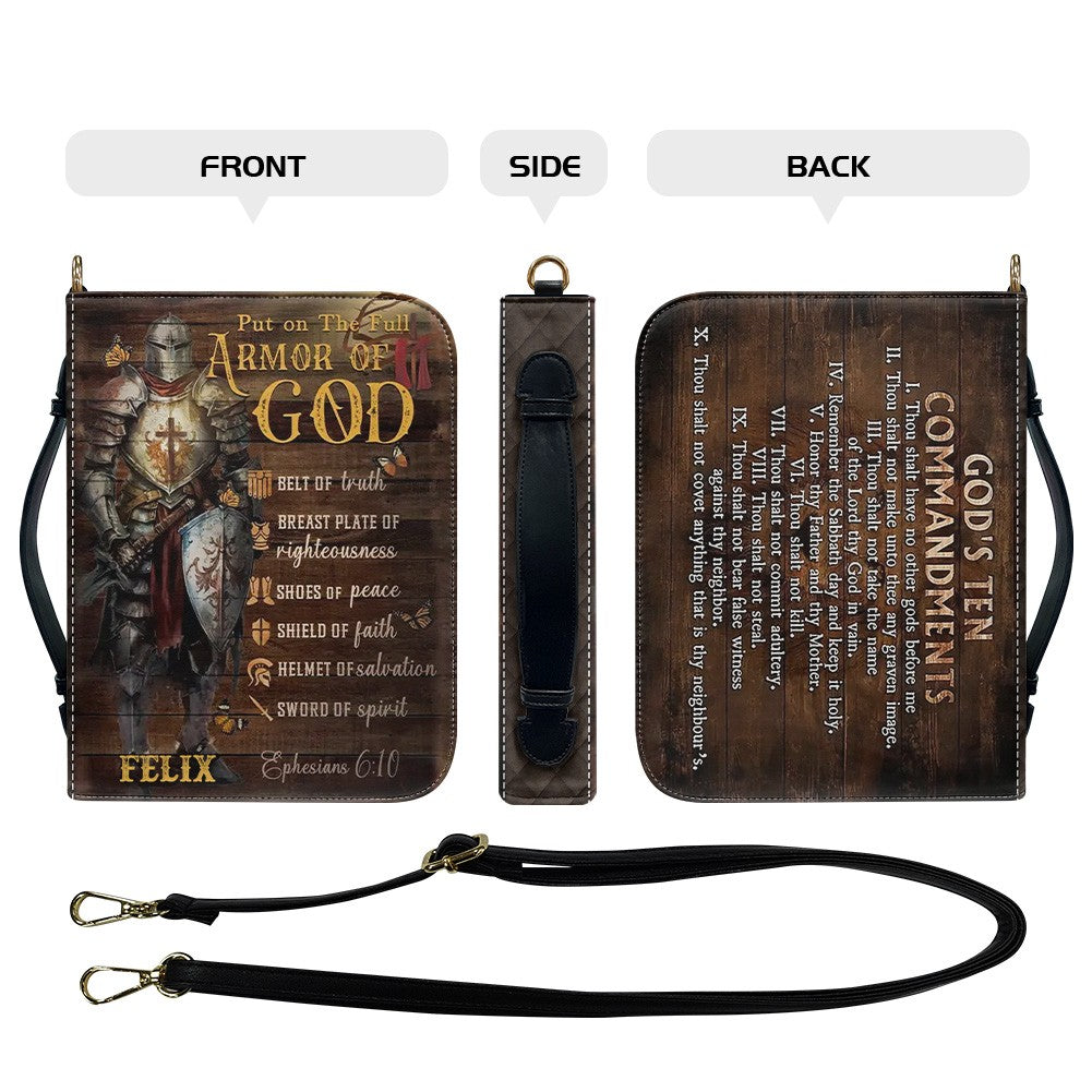 Personalized Armor of God Bible Cover