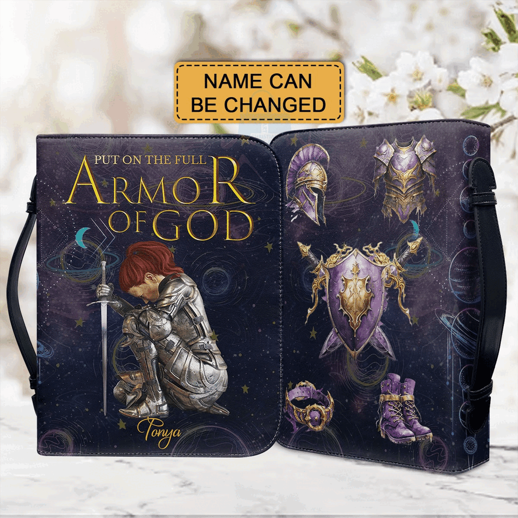 Personalized Full Armor of God Bible Cover