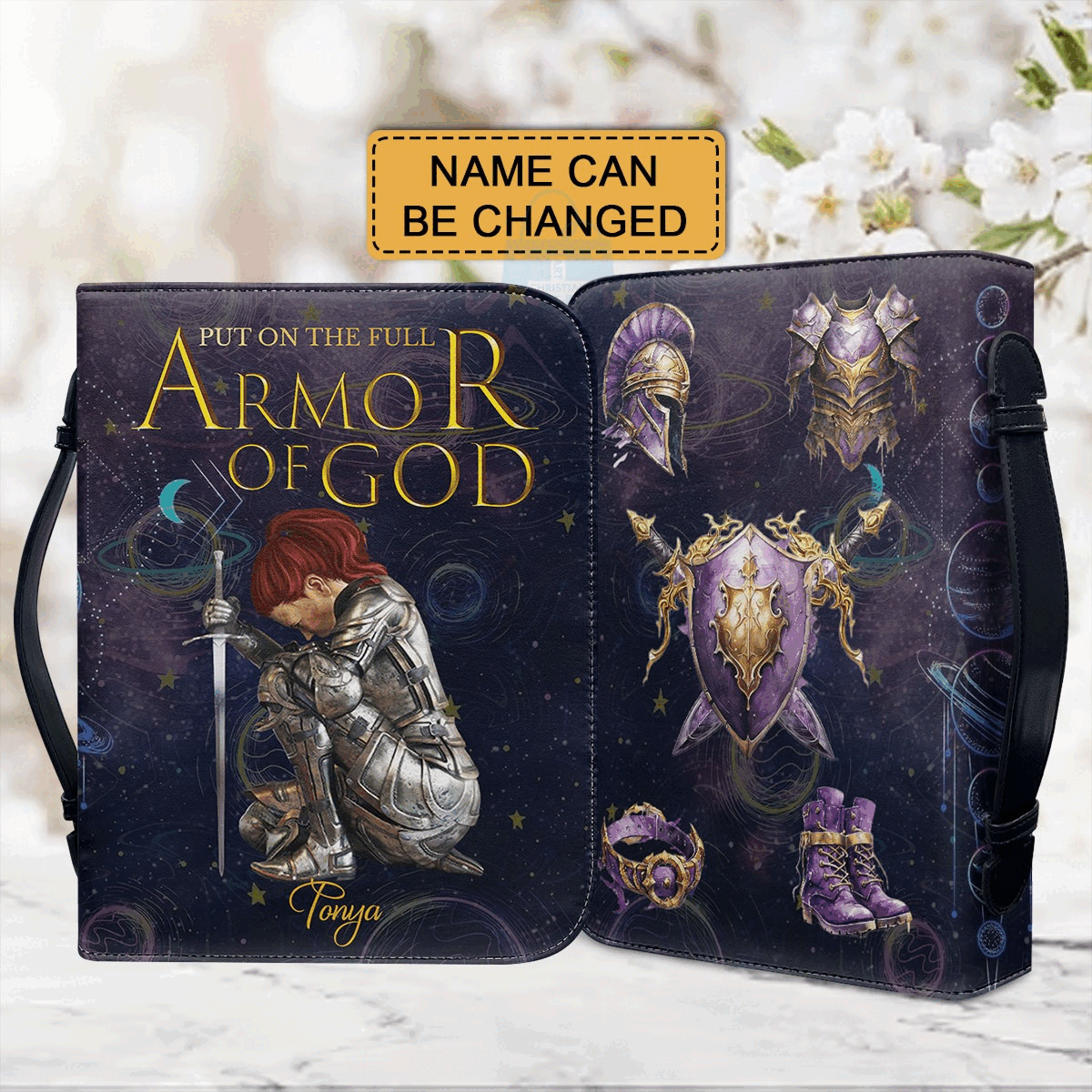 Personalized Full Armor of God Bible Cover