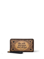 Refuge "Be Still & Know" Psalm 46:10 Leather Wallet