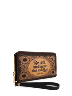 Refuge "Be Still & Know" Psalm 46:10 Leather Wallet