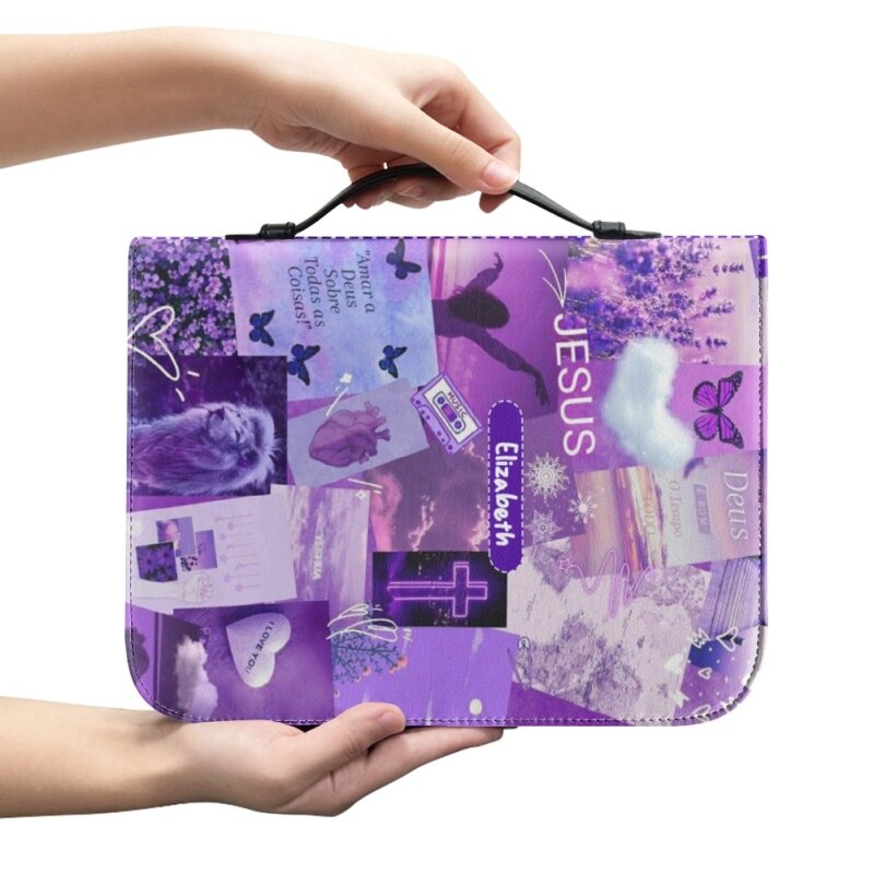 Personalized Bible Affirmations Purple Cover