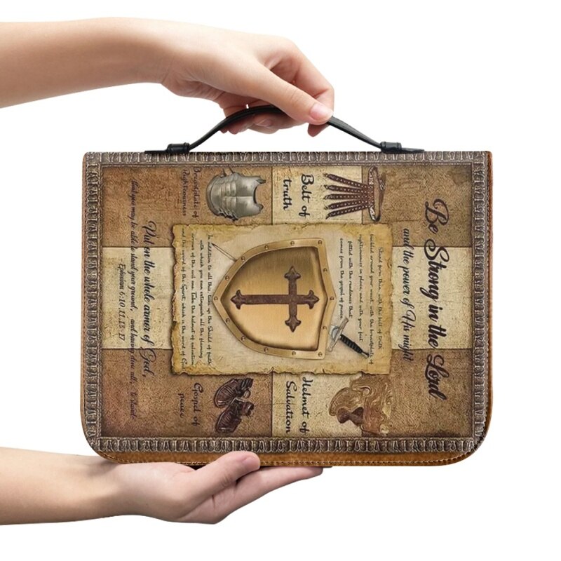 Be Strong in the Lord Personalized Bible Cover
