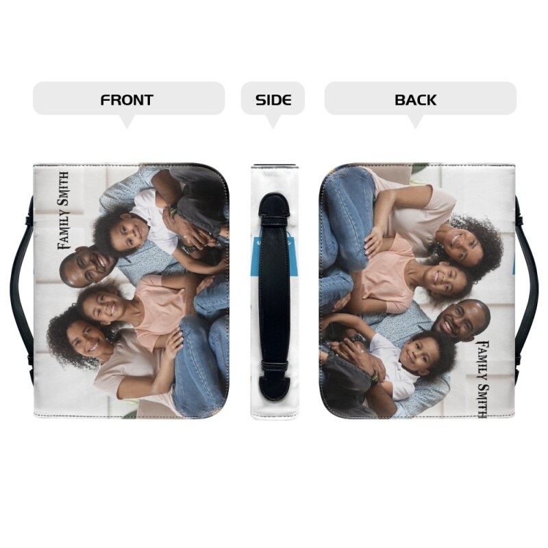Personalized Family Photo Bible Cover Case