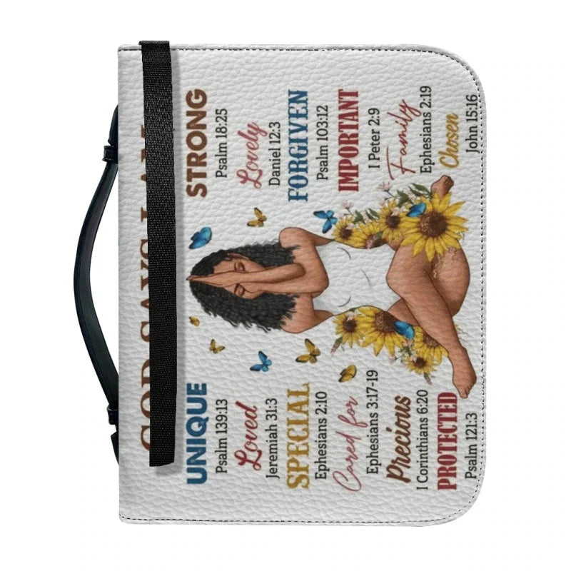 Personalized God Says I Am Butterfly Bible Cover