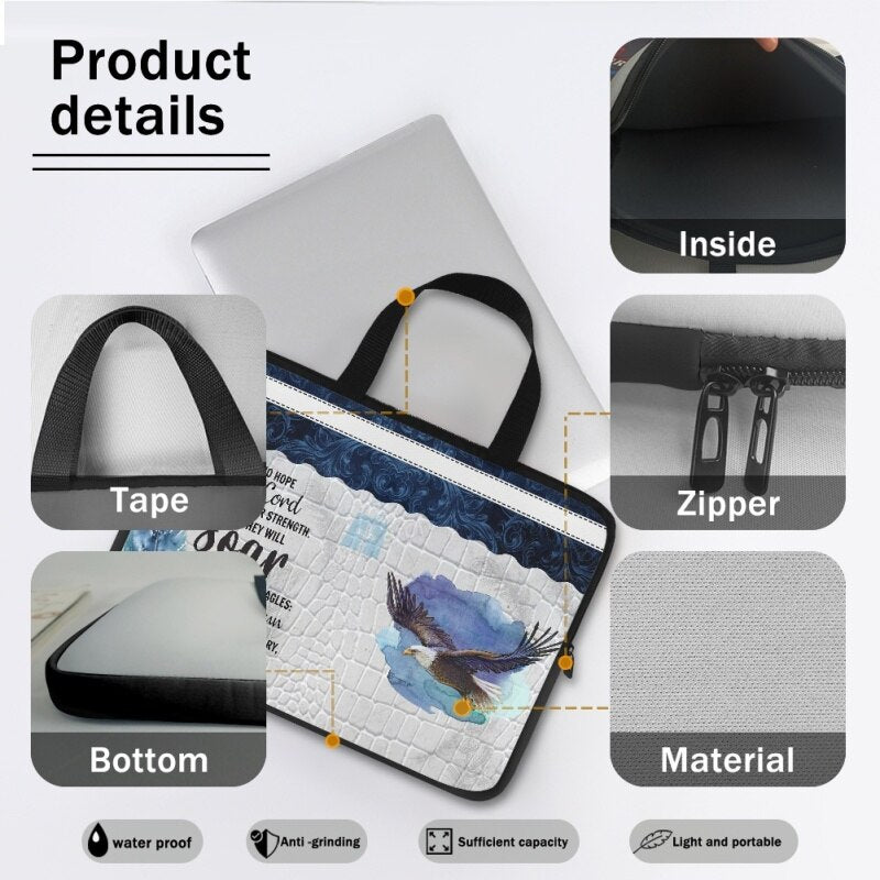 Those Who Hope in the Lord Custom Laptop Bag