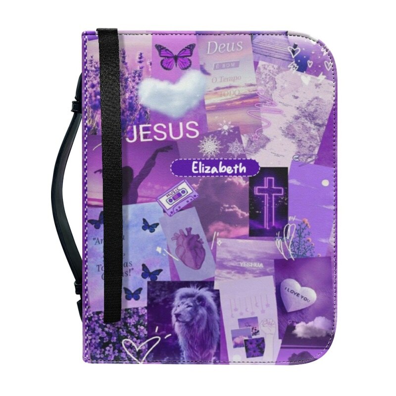 Personalized Bible Affirmations Purple Cover