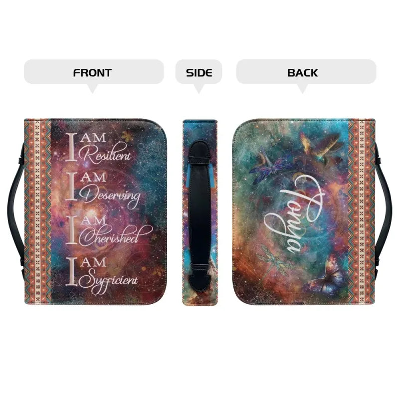 Personalized God Says I Am Resilient Bible Cover