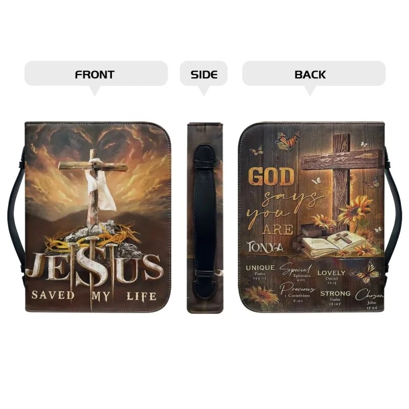 Personalized God Says You Are Bible Cover