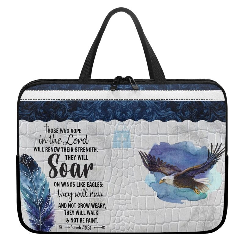 Those Who Hope in the Lord Custom Laptop Bag