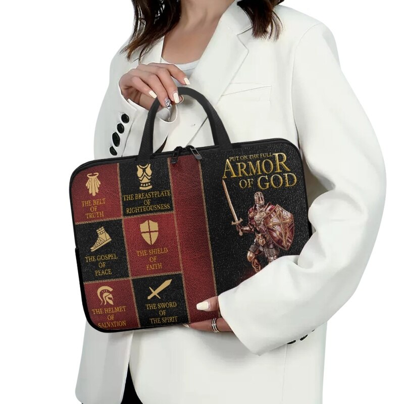 Full Armor of God Personalized Laptop Bag