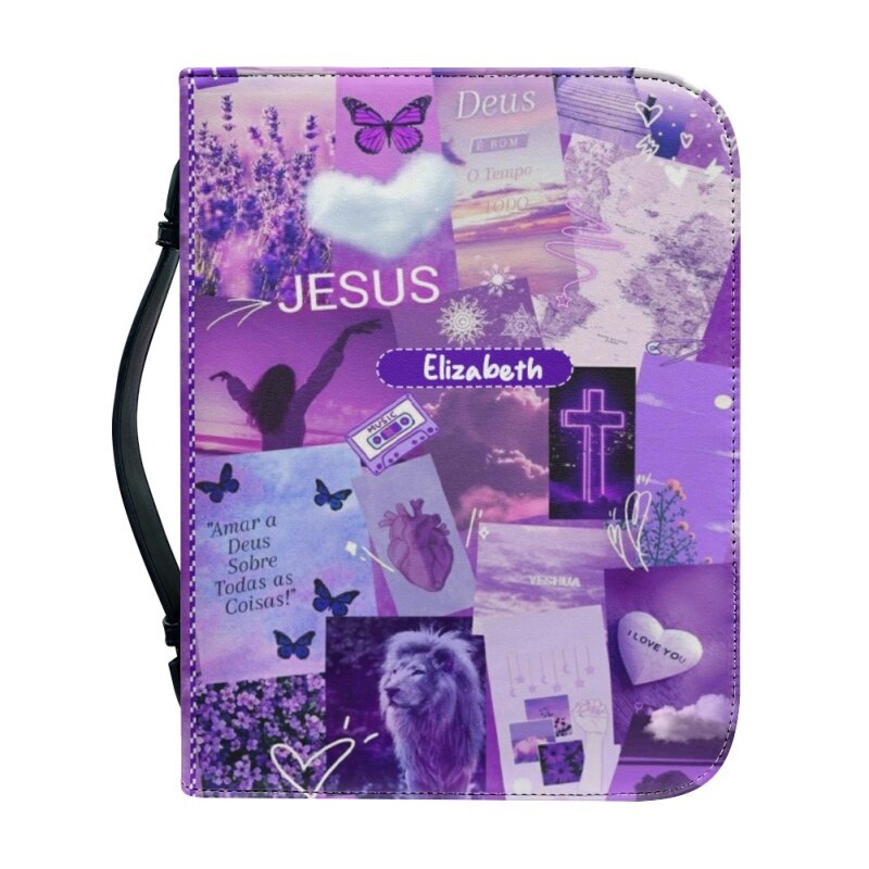 Personalized Bible Affirmations Purple Cover