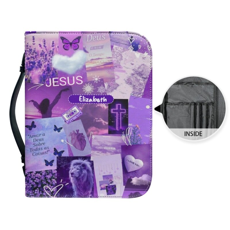 Personalized Bible Affirmations Purple Cover