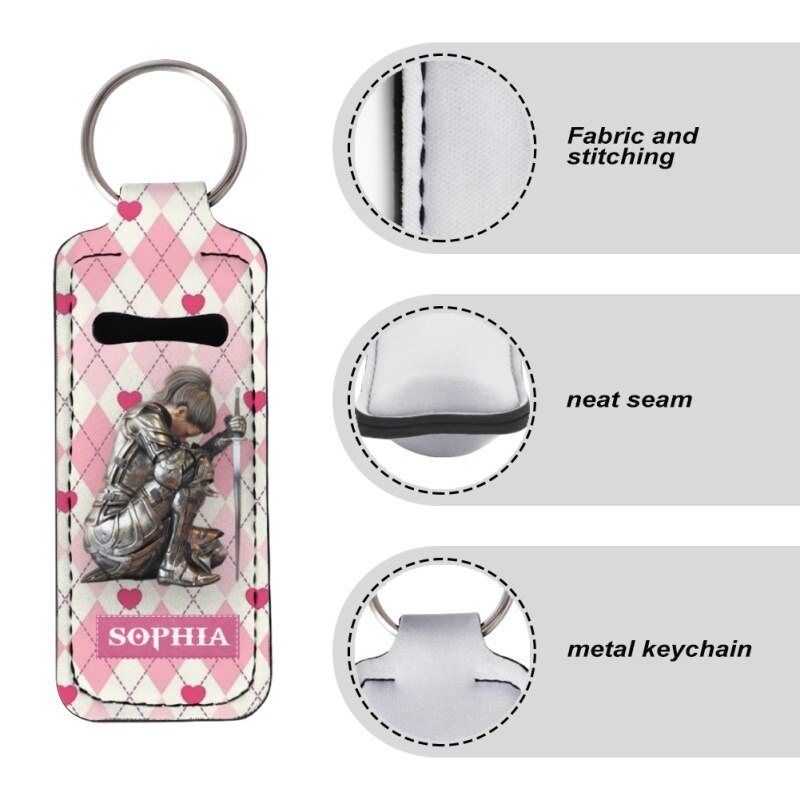 Personalized Armor of God Pink Bible Cover