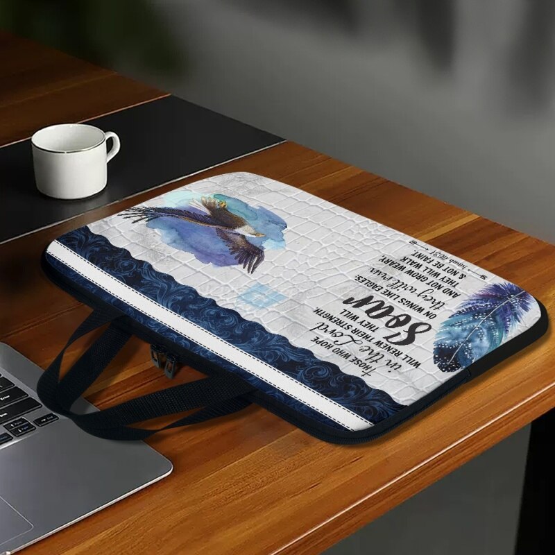 Those Who Hope in the Lord Custom Laptop Bag