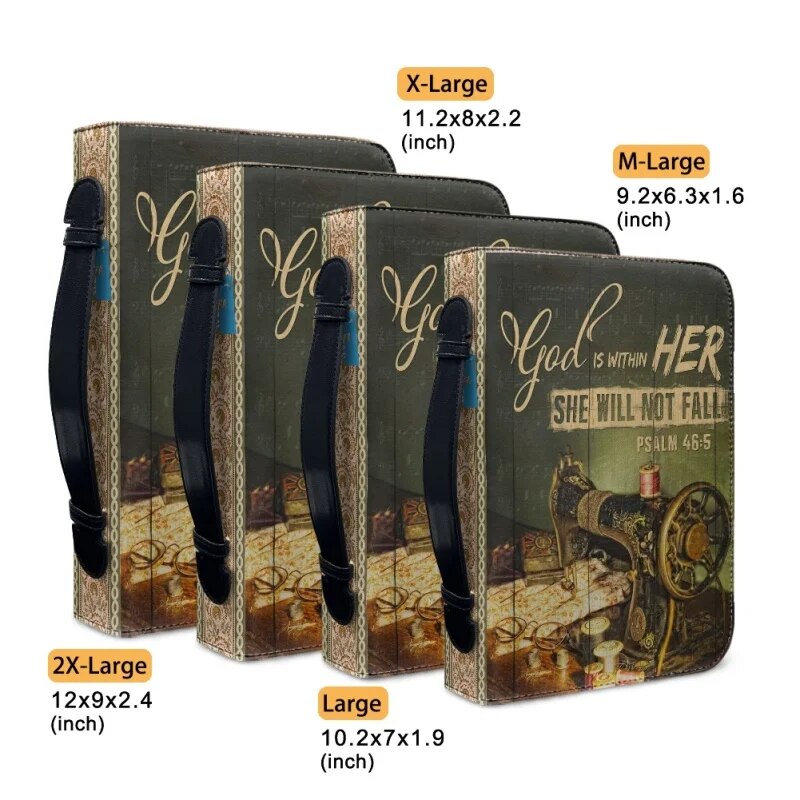 Personalized Psalm 46:5 Sewing Bible Cover