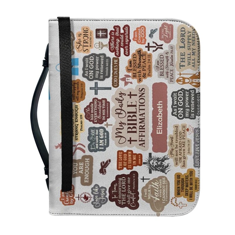 Personalized Faith Affirmations Bible Cover